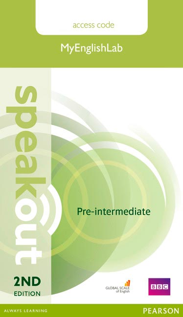 Speakout Pre-Intermediate 2nd Edition MyEnglishLab Student Online Access Code