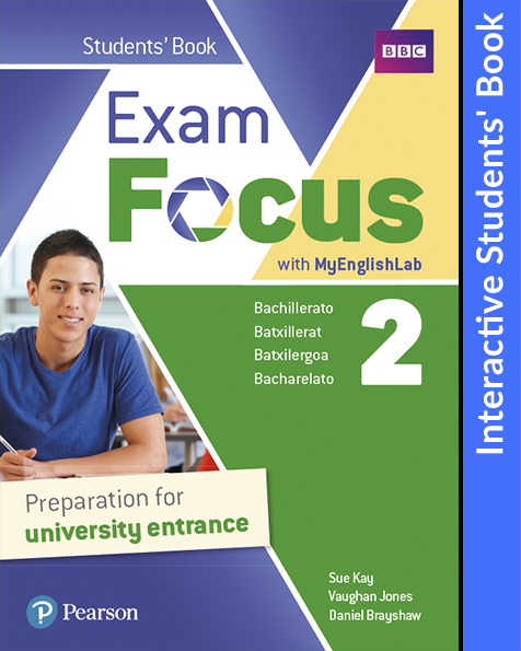 Exam Focus 2 Digital Interactive Student's Book & MyEnglishLab Access Code