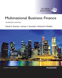 Multinational Business Finance, 14e (e-Book VS 12m)